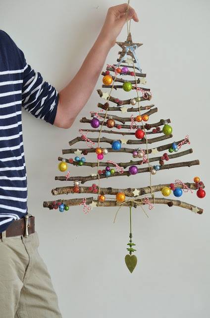 DIY Εναλλακτικό Δέντρο Χριστουγέννων