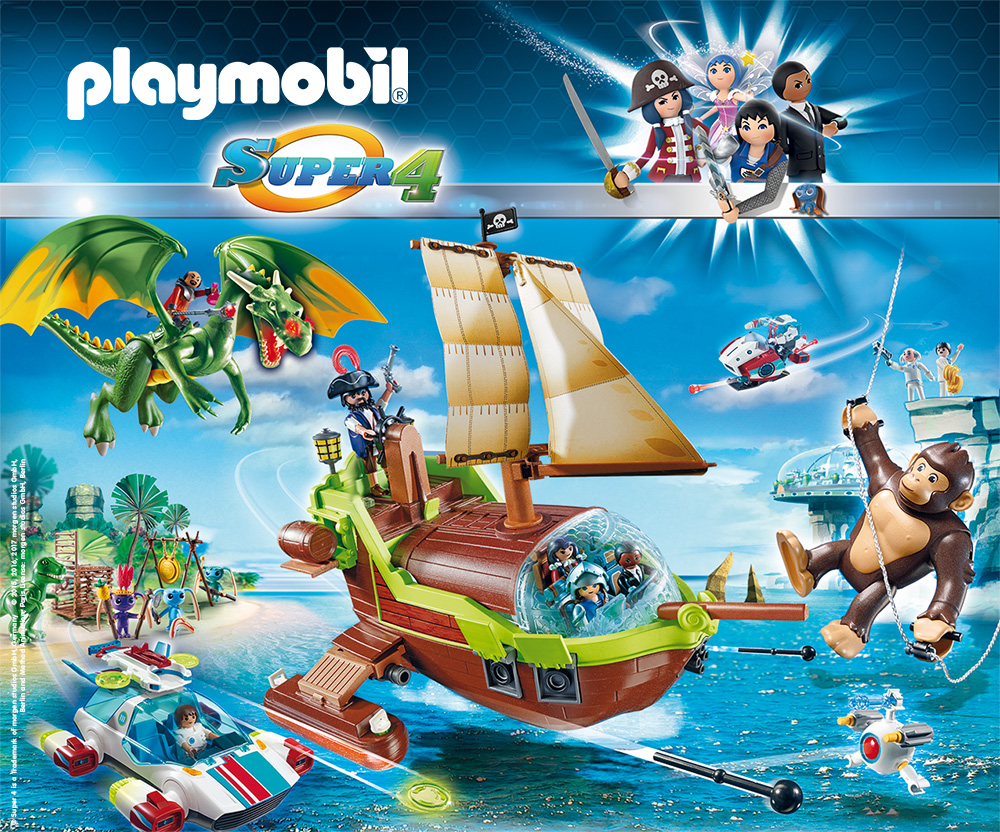 Tα νέα παιχνίδια των Playmobil Super 4 είναι εδώ και περιμένουν να διασκεδάσουν τα παιδάκια μας.