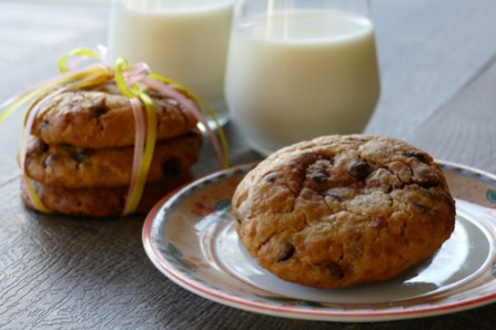 Μαλακά cookies με κομματάκια σοκολάτας